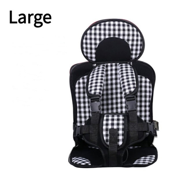 Portable Baby Safety Seat Pad – Thickened Sponge Car & Stroller Mat - Lattice large - Baby Travel & Safety