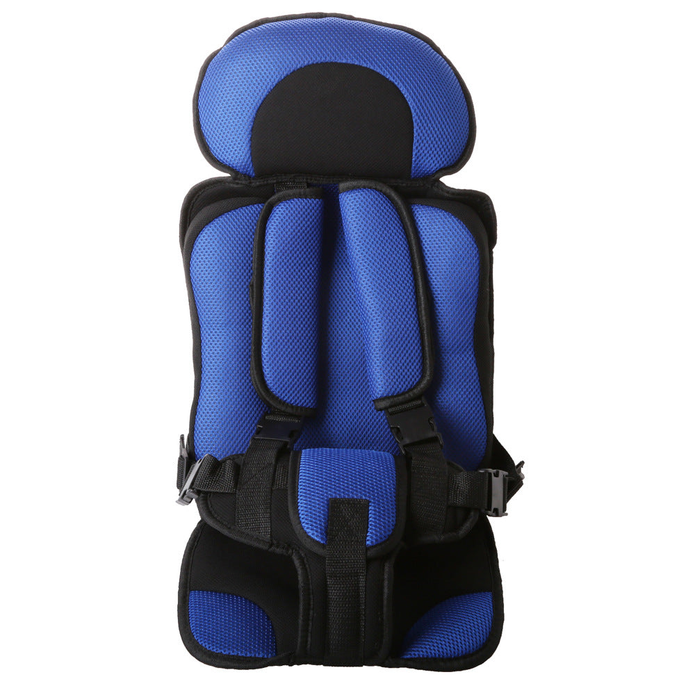 Portable Baby Safety Seat Pad – Thickened Sponge Car & Stroller Mat - Blue - Baby Travel & Safety