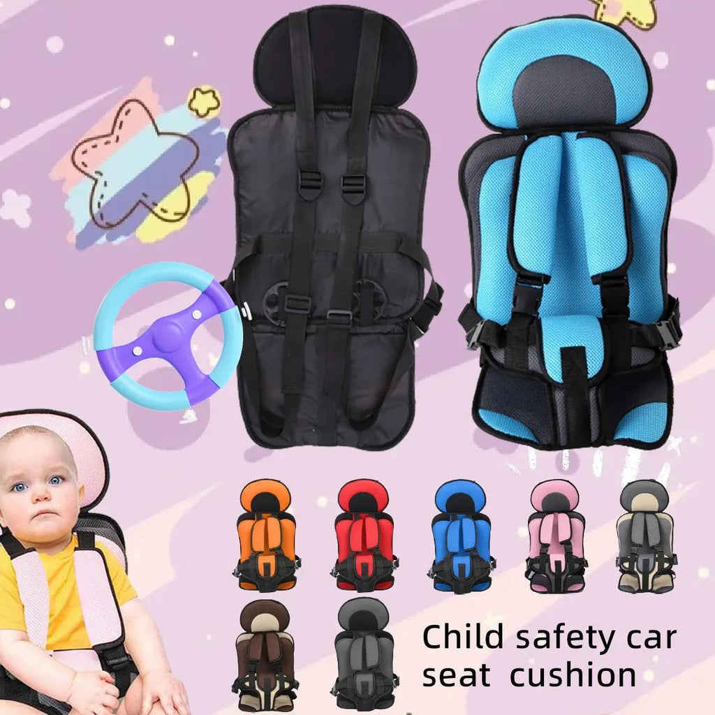 Portable Baby Safety Seat Pad – Thickened Sponge Car & Stroller Mat - Baby Travel & Safety