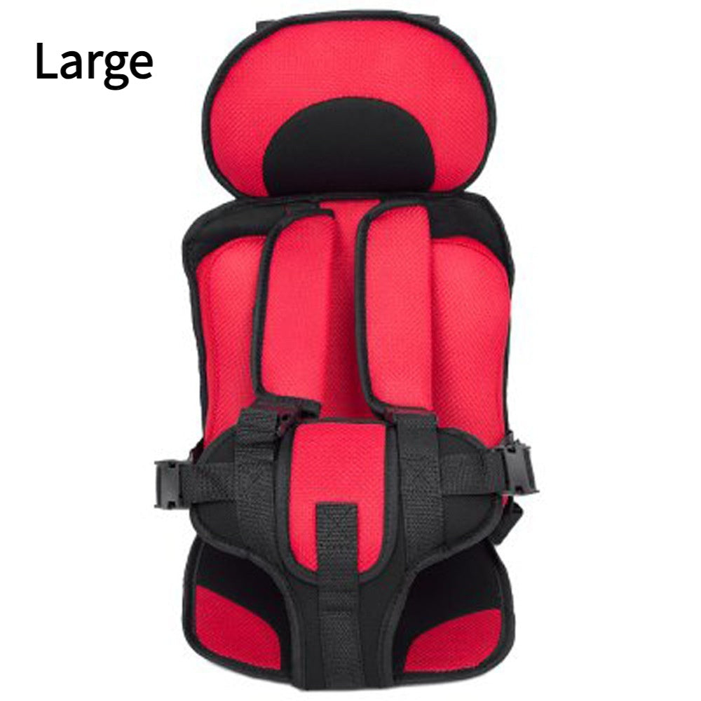 Portable Baby Safety Seat Pad – Thickened Sponge Car & Stroller Mat - Red large - Baby Travel & Safety