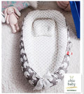 Portable Baby Travel Crib – Removable Washable Cotton Cradle - G / 50x85cm - Nursery Furniture & Bedding