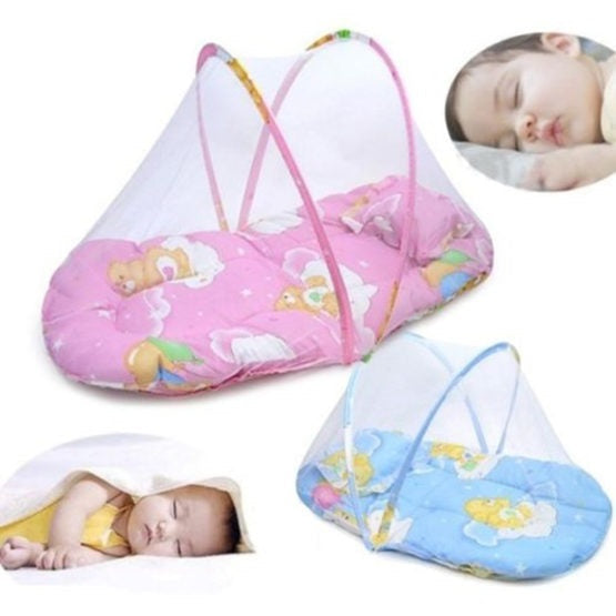 Portable Foldable Baby Bed with Mosquito Net – Travel Sleep Tent - Baby Comfort & Sleep