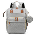 Portable Large Capacity Baby Folding Travel Bed Bag - Light Grey - Nursery Storage