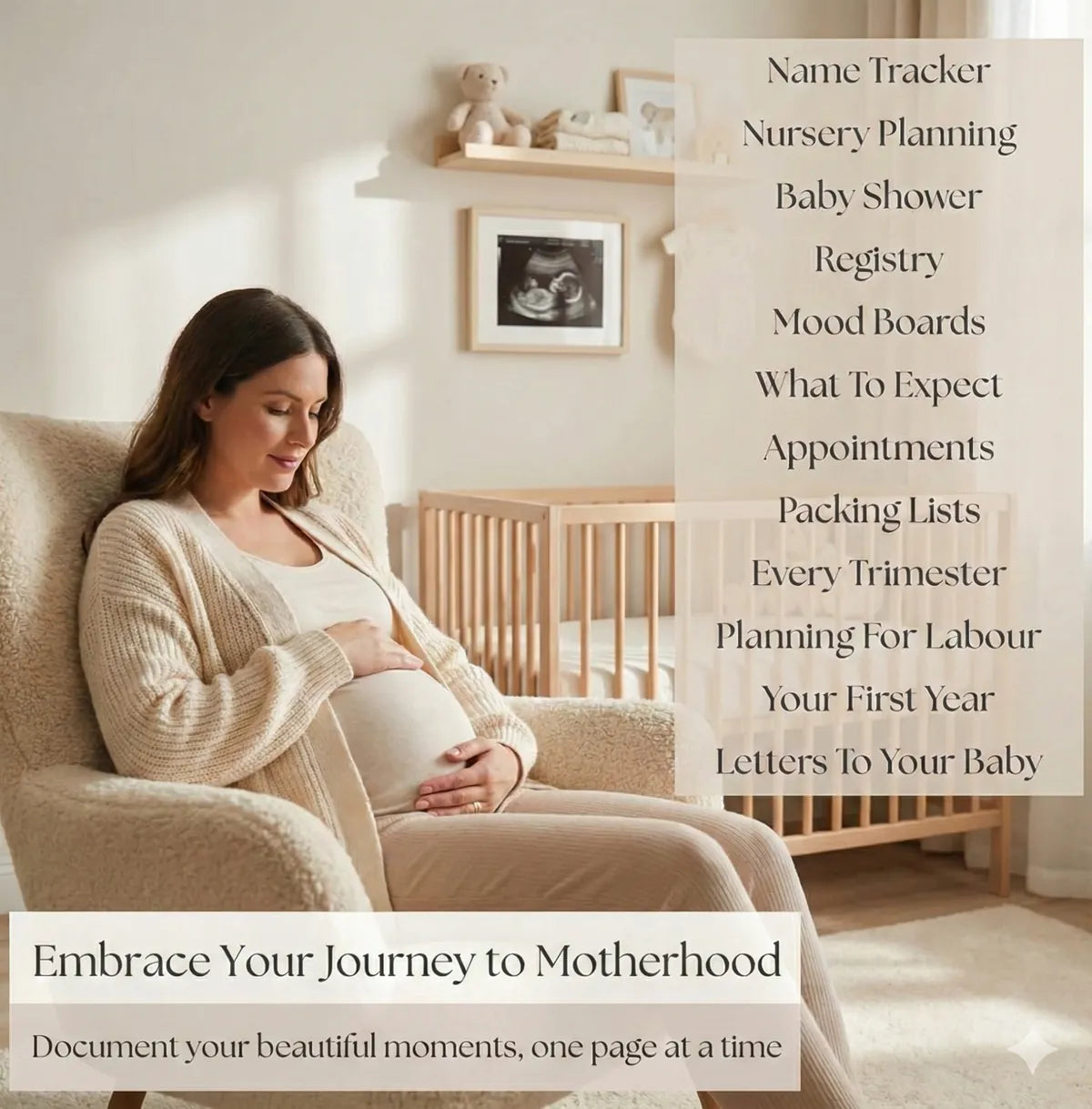 Pregnancy Memory Book - Journal for First Time Mums - Memory Book