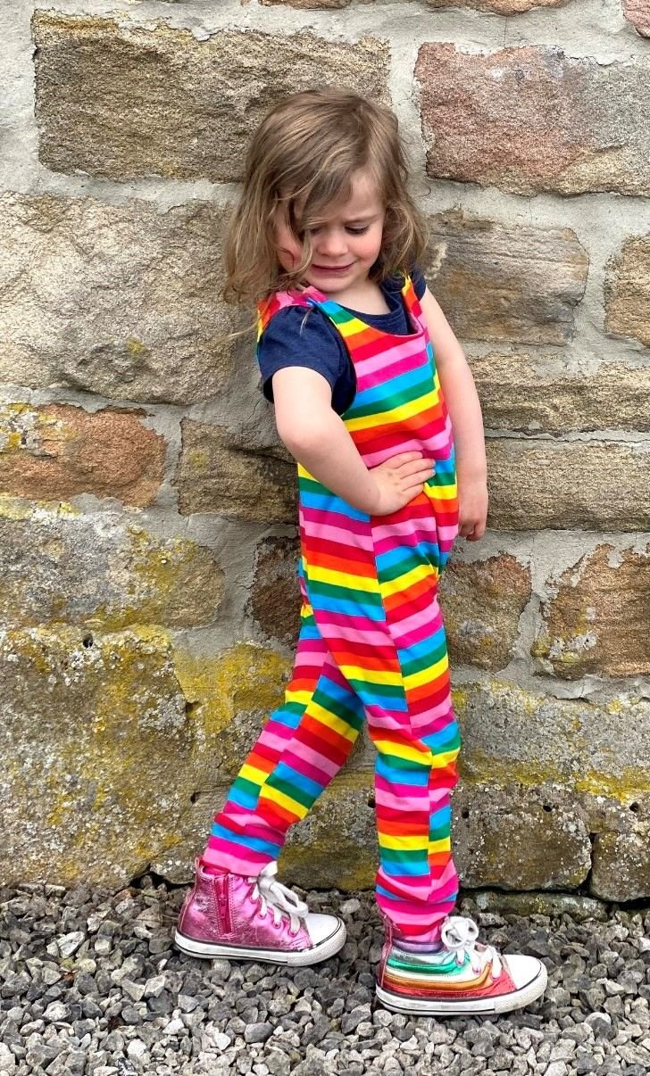 Rainbow Kid Dungarees-0