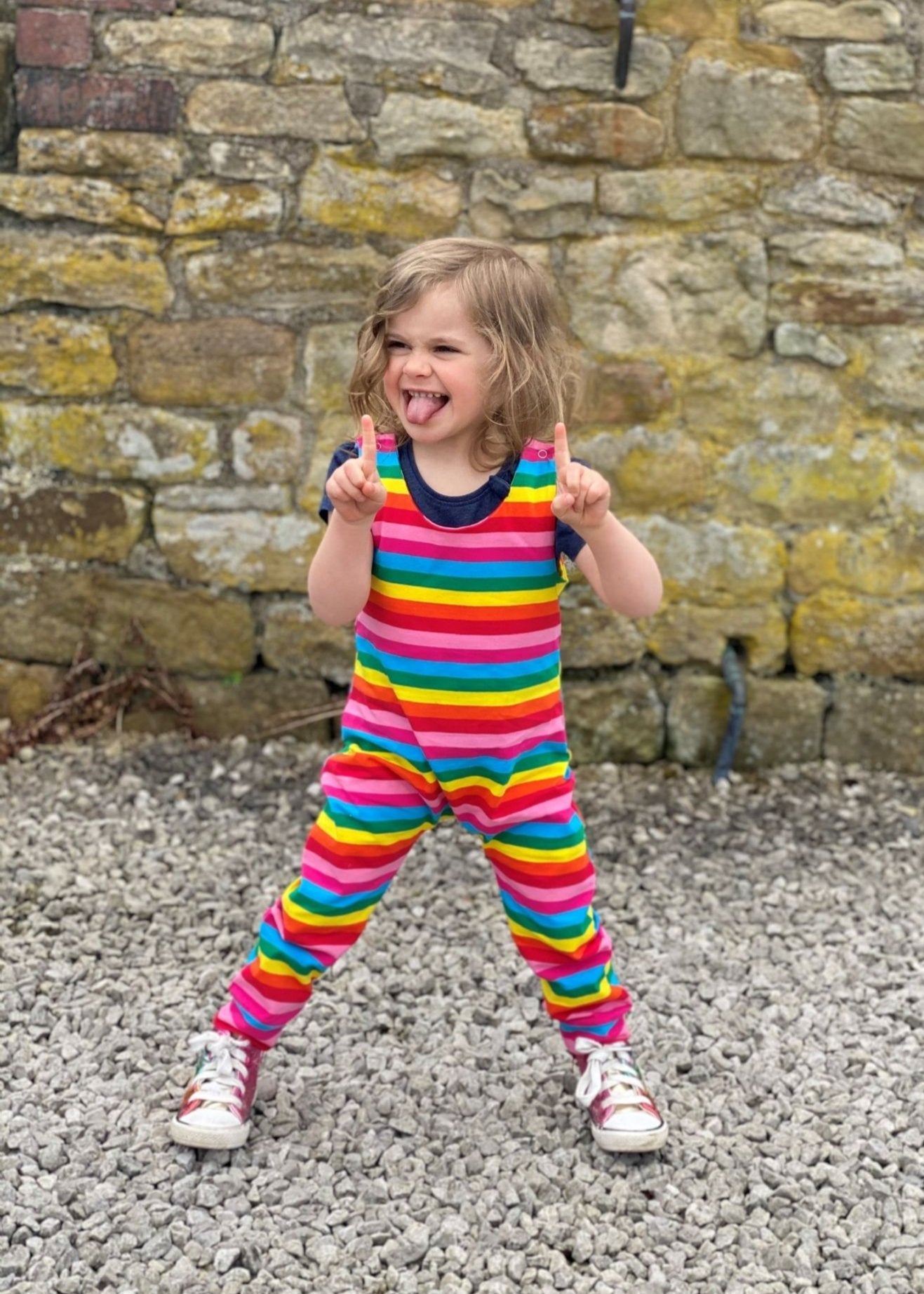 Rainbow Kid Dungarees-2