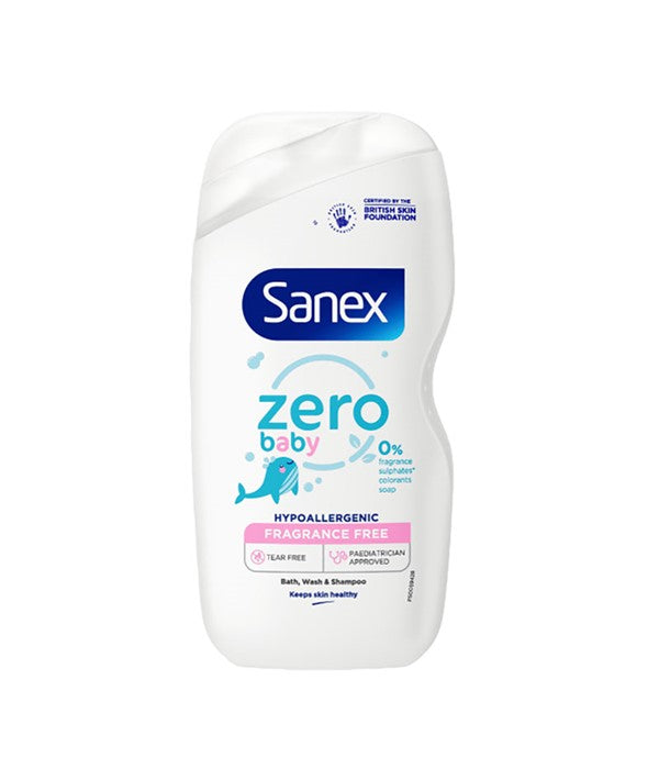 Sanex Zero Percentage Baby 3 In 1 Bath 450ml-0