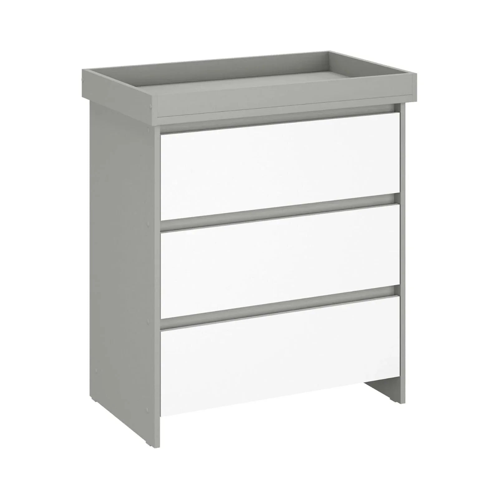 Shefa Kids 880 Baby Changing Unit - Grey/White - Grey/White - Changing Tables