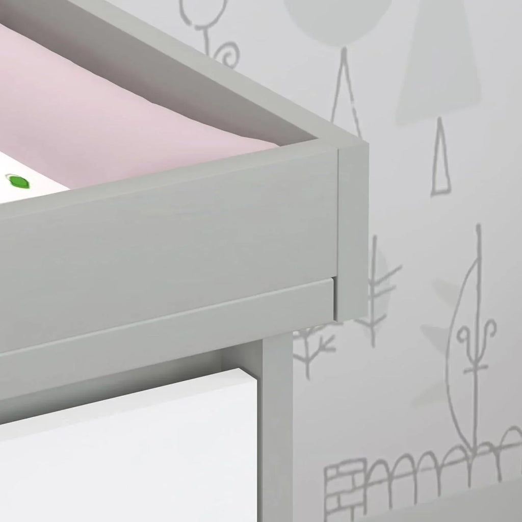 Shefa Kids 880 Baby Changing Unit - Grey/White - Grey/White - Changing Tables