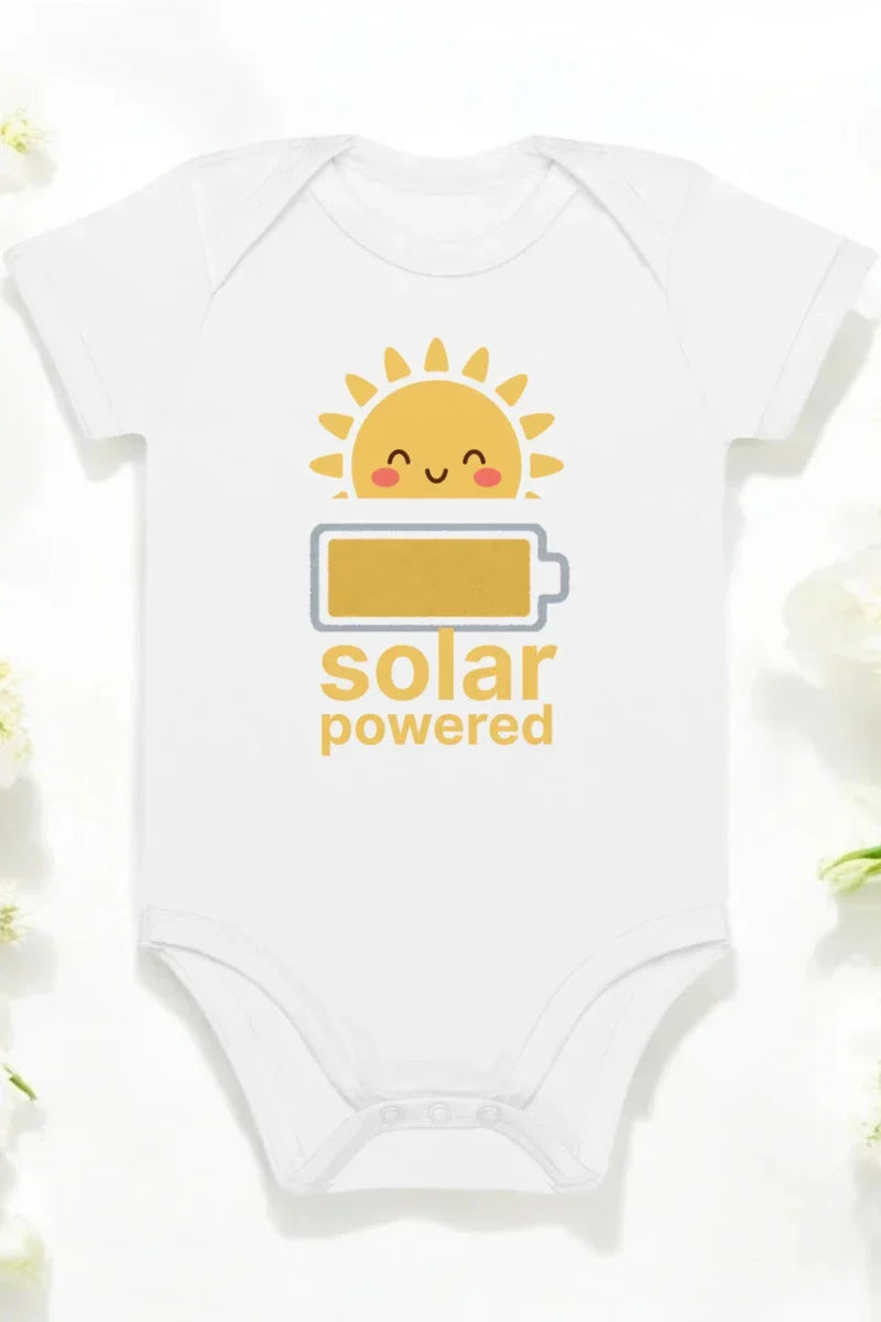 Solar Powered Bodysuit in White - Bodysuits