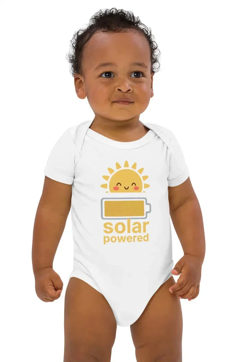 Solar Powered Bodysuit in White - Bodysuits