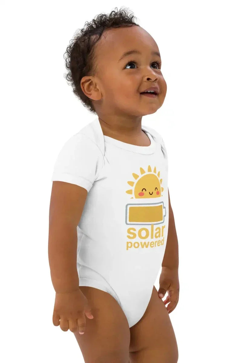 Solar Powered Bodysuit in White - Bodysuits