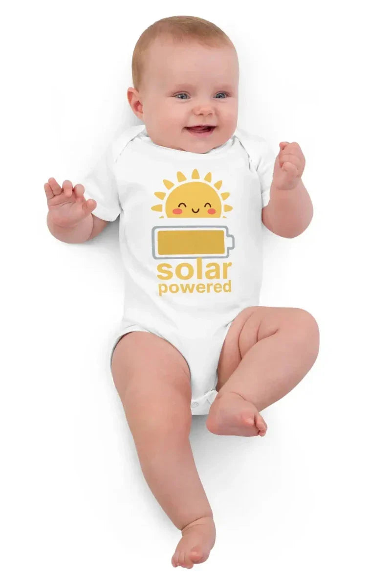 Solar Powered Bodysuit in White - Bodysuits