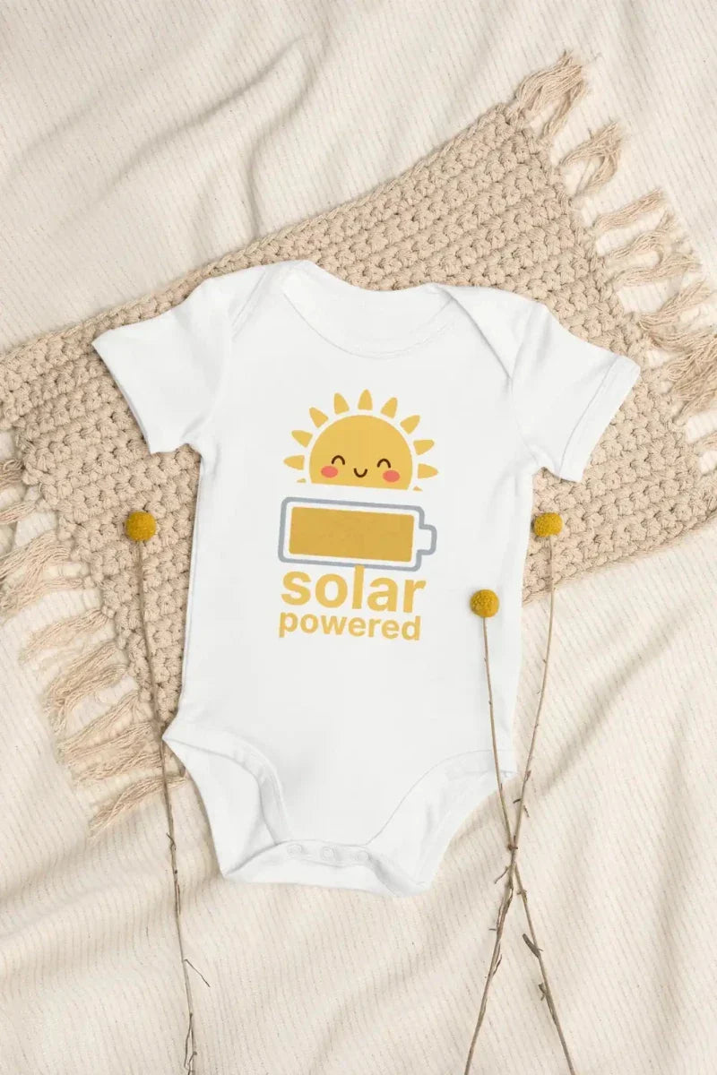 Solar Powered Bodysuit in White - Bodysuits