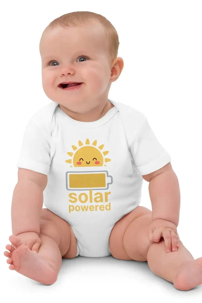 Solar Powered Bodysuit in White - Bodysuits