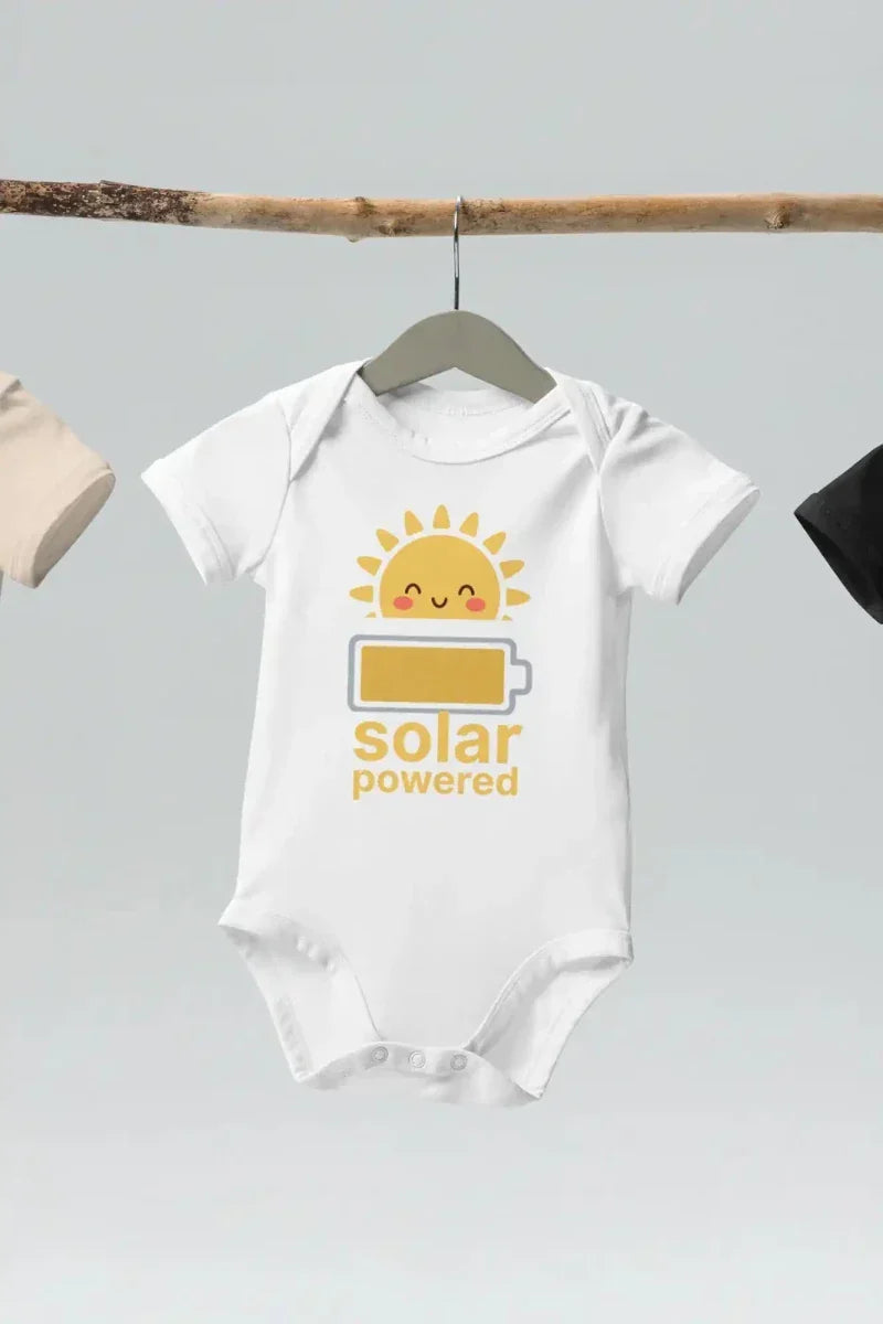 Solar Powered Bodysuit in White - Bodysuits