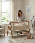 Sona Next To Me Crib - Beige - Bedside Crib
