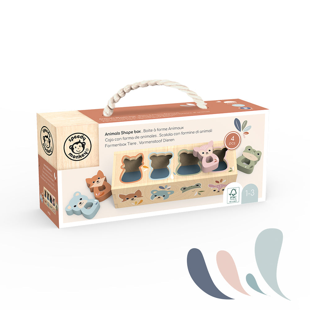 Speedy Monkey Animal Shape Box - Stacking / Sorting Toy