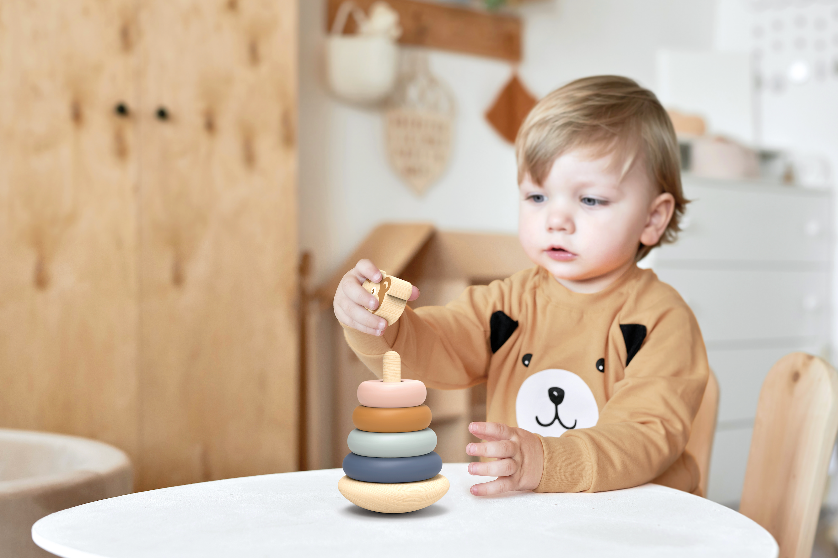 Speedy Monkey Roly Poly Stacker - Stacking / Sorting Toy