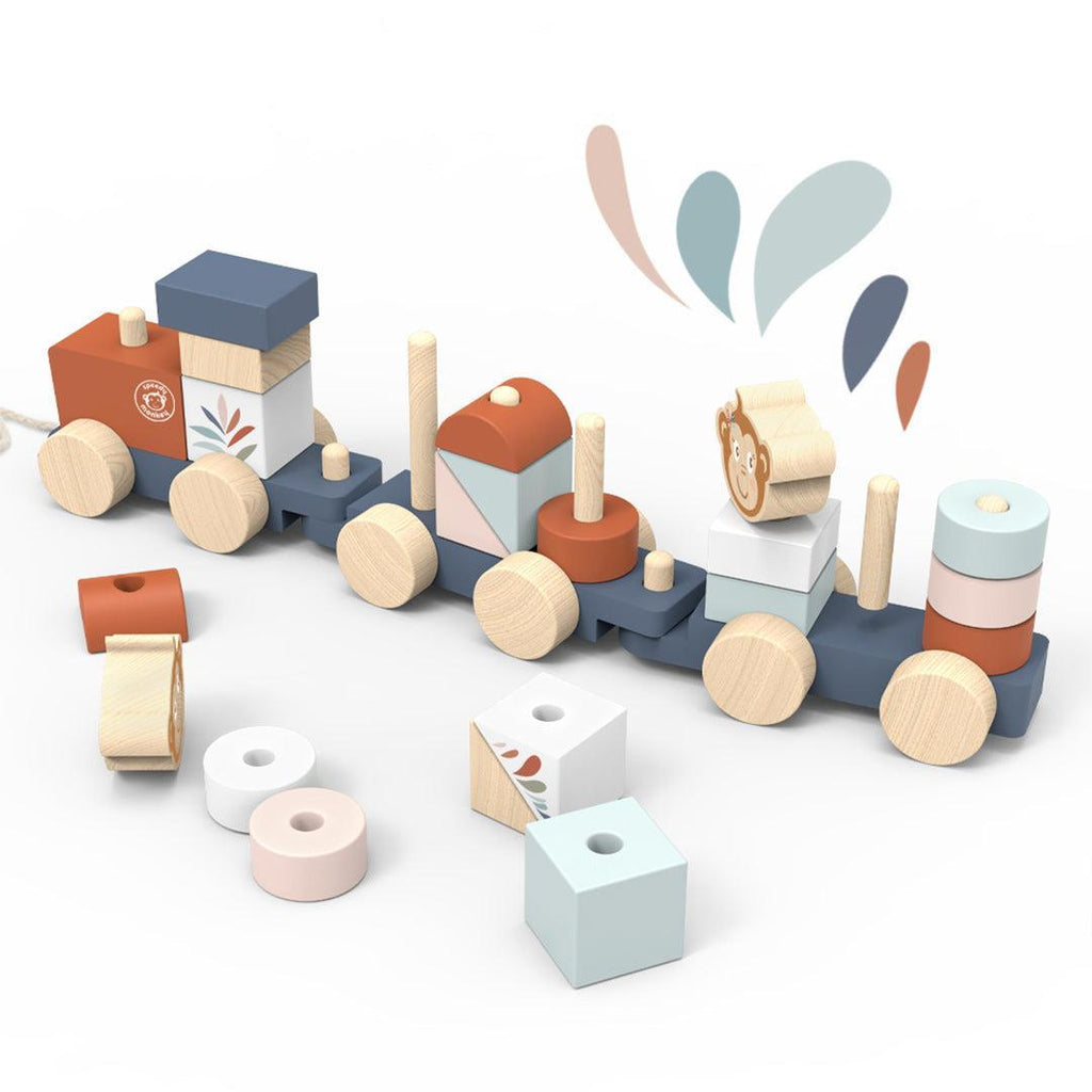 Speedy Monkey Train Stacker - Stacking / Sorting Toy