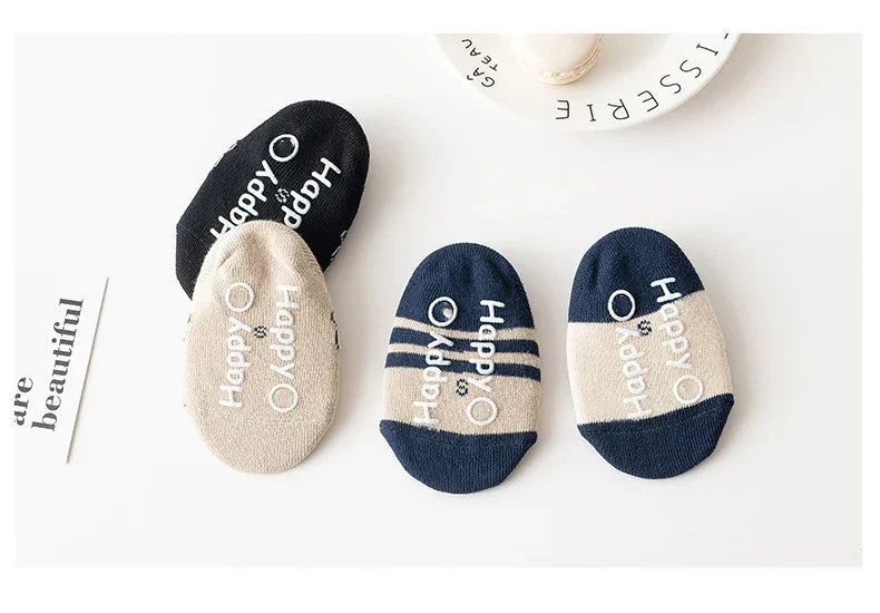 Spring Anti Slip Baby Socks Toddler Kids Floor Socks with Rubber Soles Autumn Newborn Baby Boy Girl Cartoon Cute Ball
