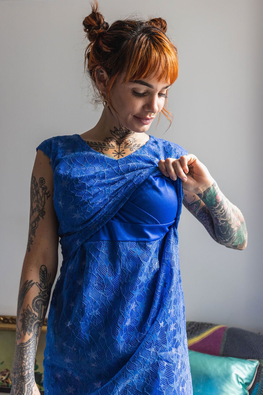 Star Breastfeeding Dress - Dress