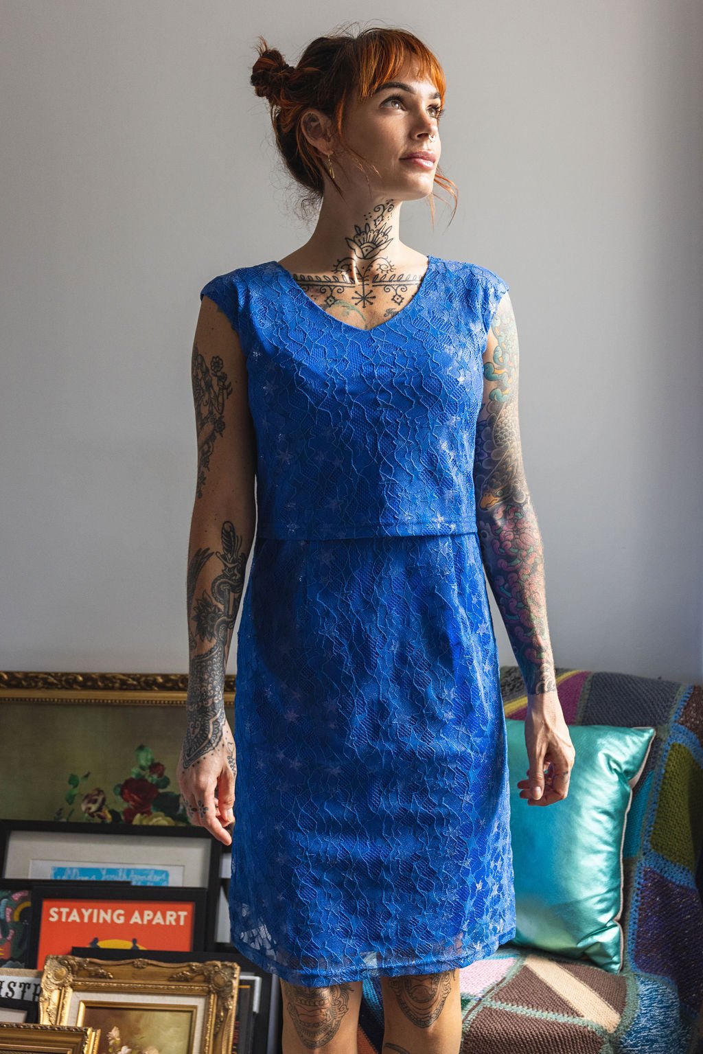Star Breastfeeding Dress - Dress