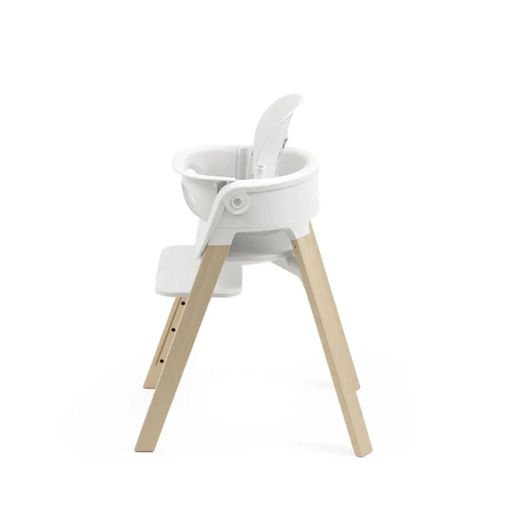 Stokke Steps Highchair - White & Natural - White & Natural - Highchairs