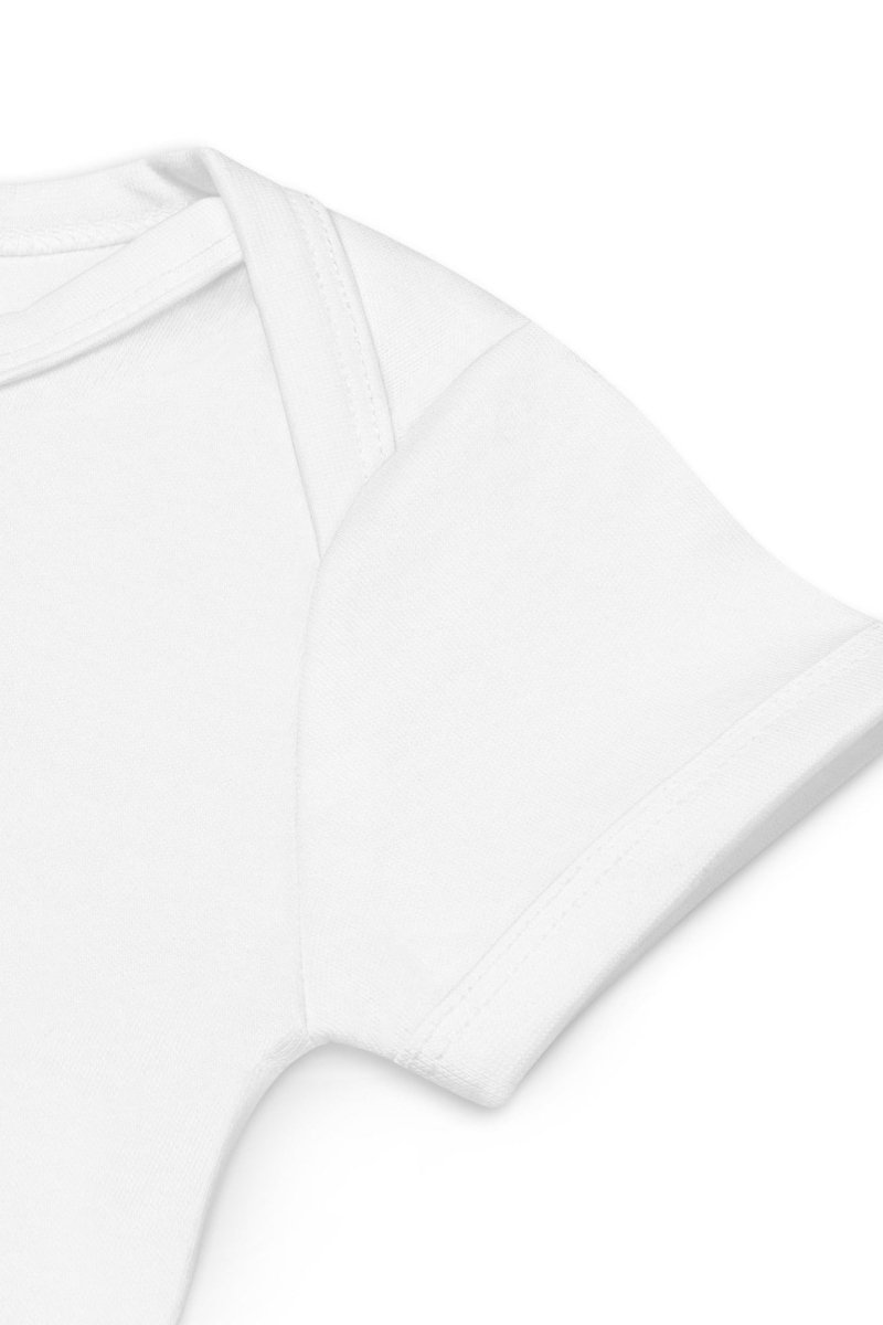 Stork Baby Girl Due Bodysuit White - Bodysuits