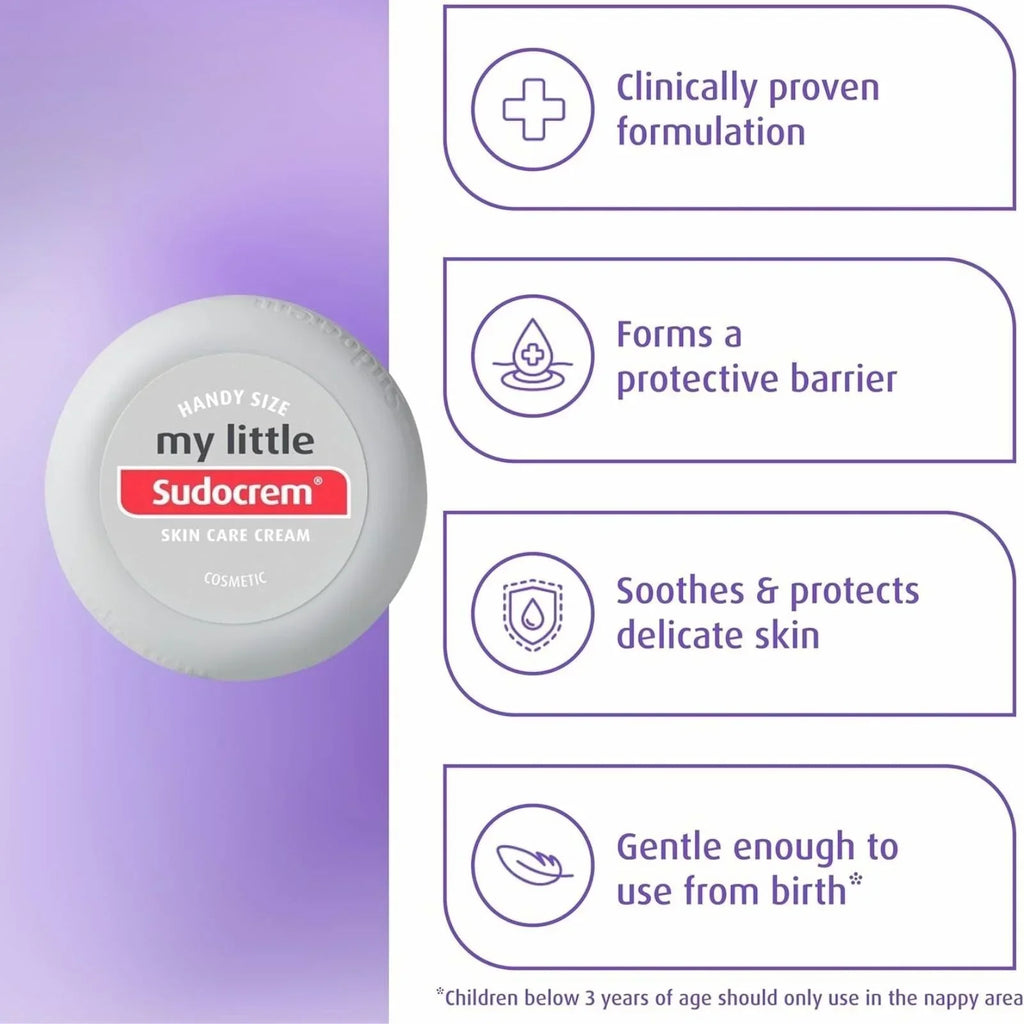 Sudocrem My Little Skin Care Cream 22g - Nappy Rash Creams