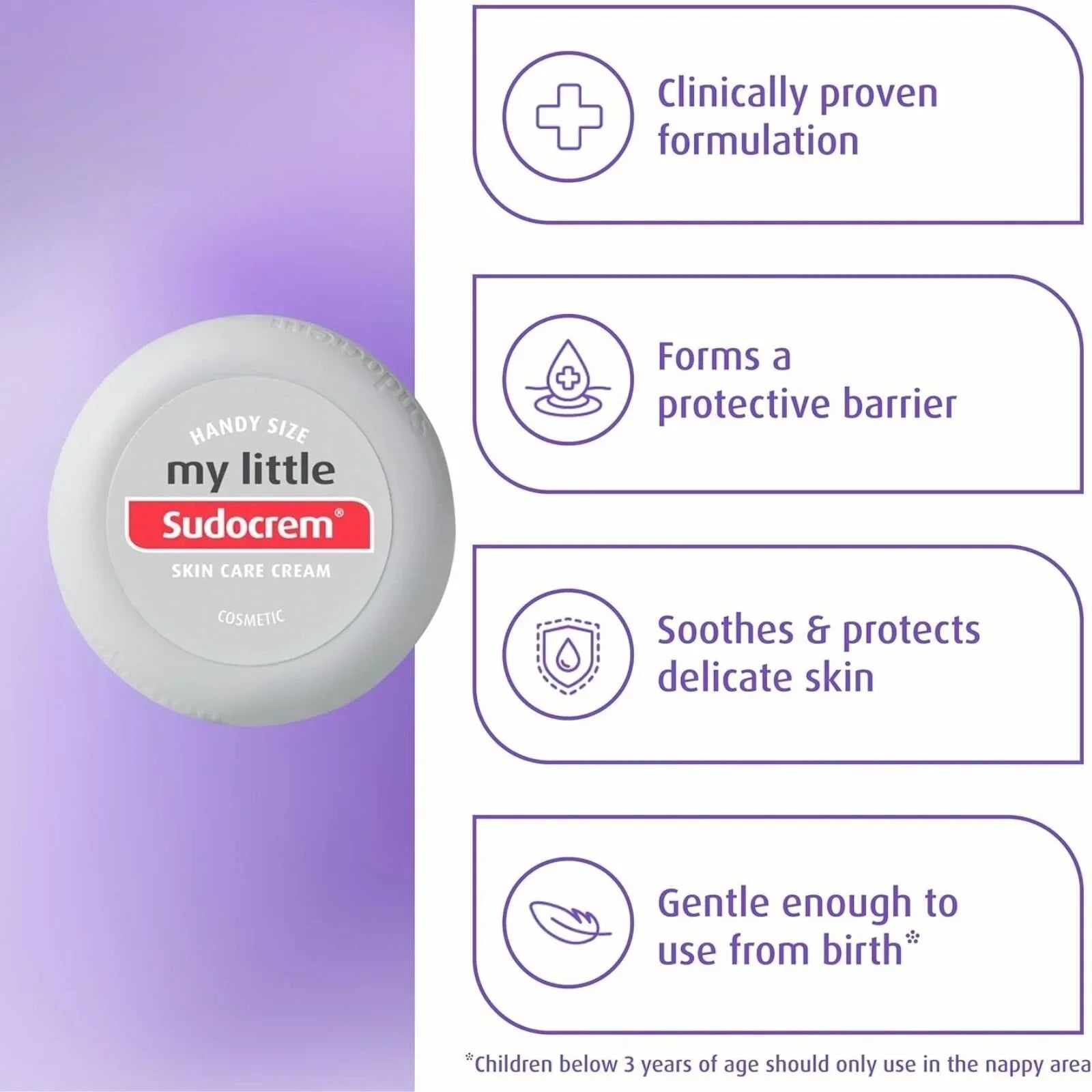 Sudocrem My Little Skin Care Cream 22g - Nappy Rash Creams