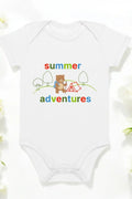 Summer Adventures Bodysuit in White - Bodysuits