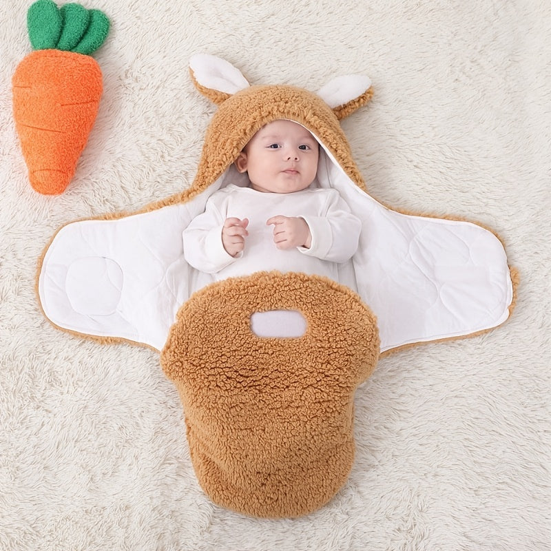 Super Soft Baby Sleeping Bag Fluffy Fleece Newborn Blanket Swaddle Blankets Unisex Baby Wrap For Newborn Baby Boys