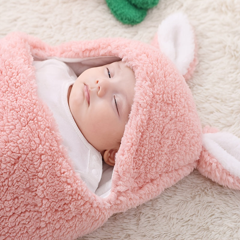 Super Soft Baby Sleeping Bag Fluffy Fleece Newborn Blanket Swaddle Blankets Unisex Baby Wrap For Newborn Baby Boys