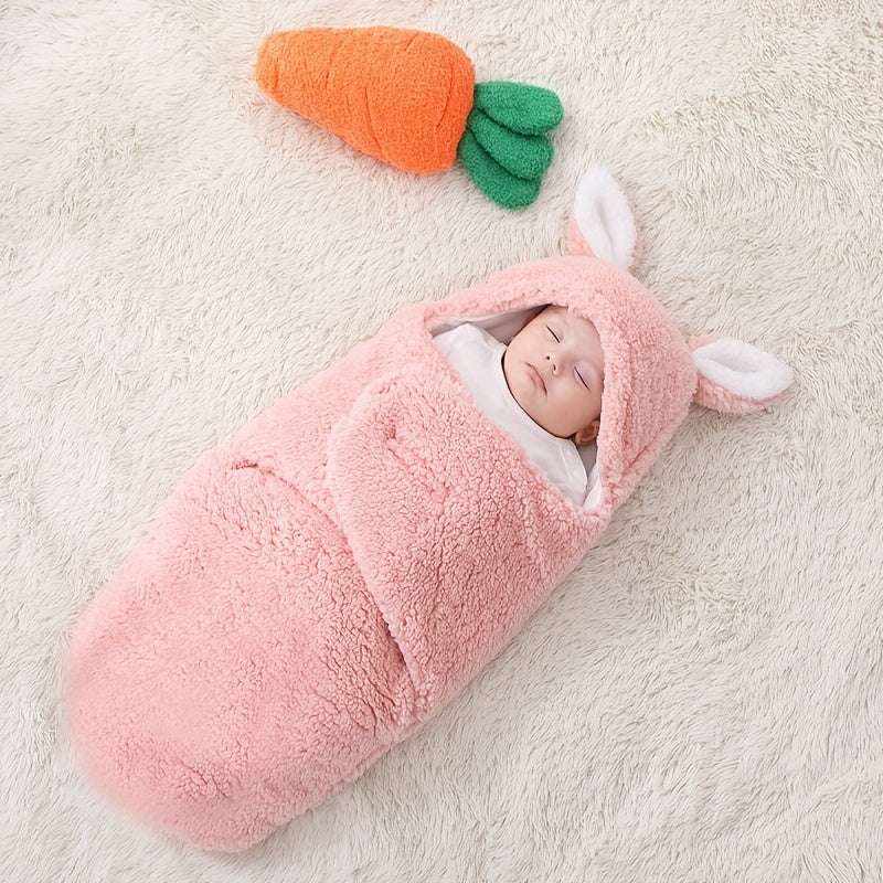 Super Soft Baby Sleeping Bag Fluffy Fleece Newborn Blanket Swaddle Blankets Unisex Baby Wrap For Newborn Baby Boys
