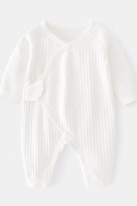 The Angel Boucle Wrap Baby Grow Romper - Rompers