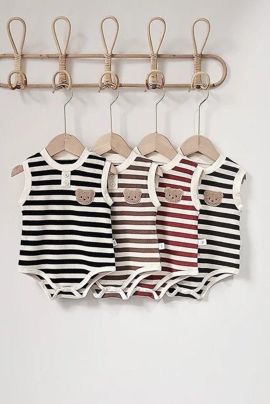 The Bear Beach Stripe Bodysuit - Bodysuits