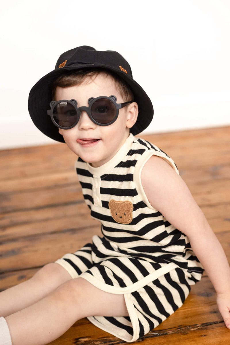 The Bear Beach Stripe Shorts & T-Shirt - Outfit Sets