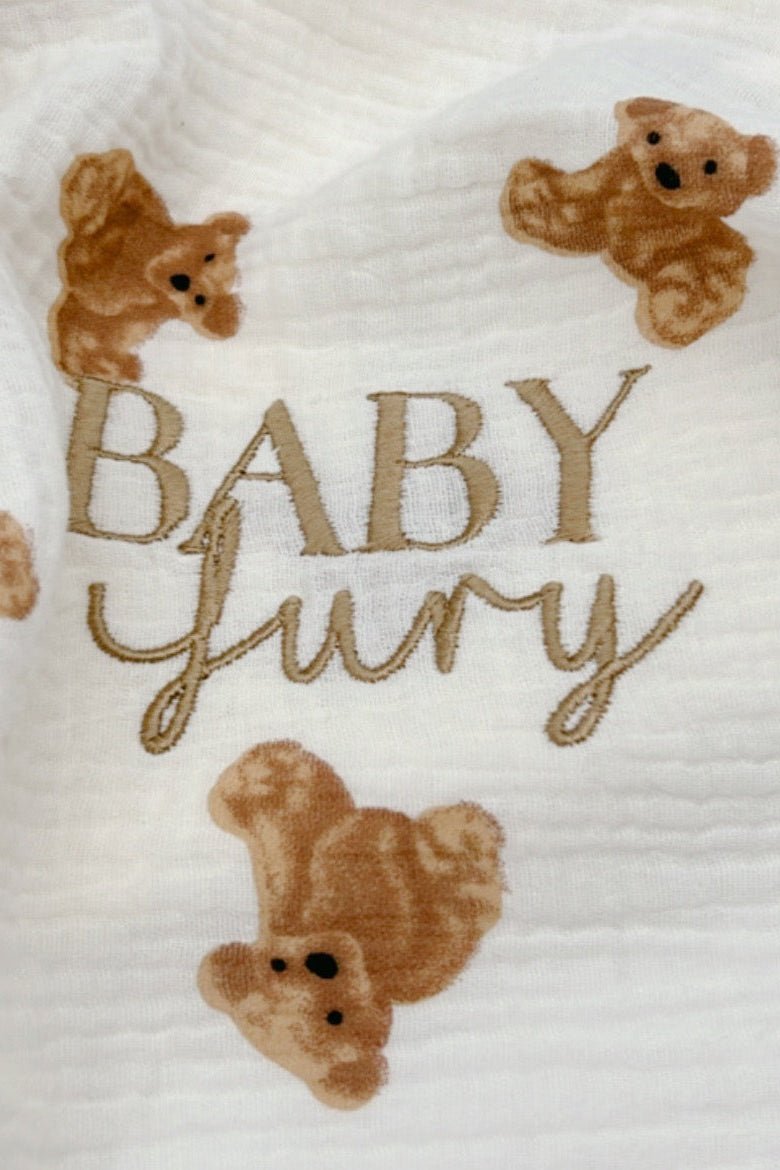 The Bear Muslin Blanket Swaddle - Blankets