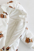 The Bear Puffer Suit with Hood - 0-6 M - Pramsuits