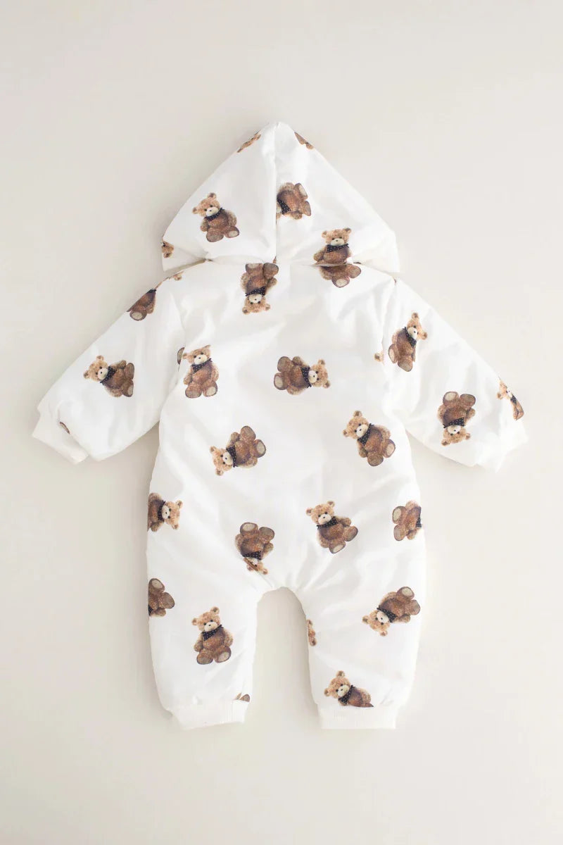 The Bear Puffer Suit with Hood - Pramsuits