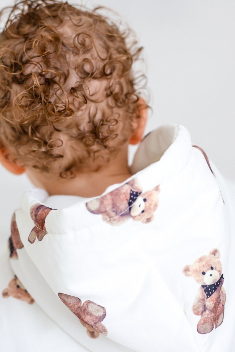The Bear Puffer Suit with Hood - Pramsuits