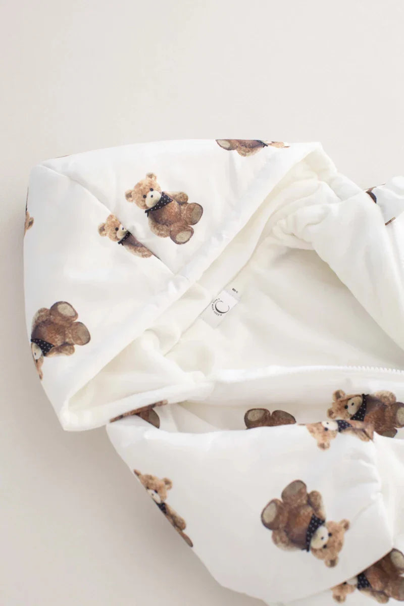 The Bear Puffer Suit with Hood - Pramsuits