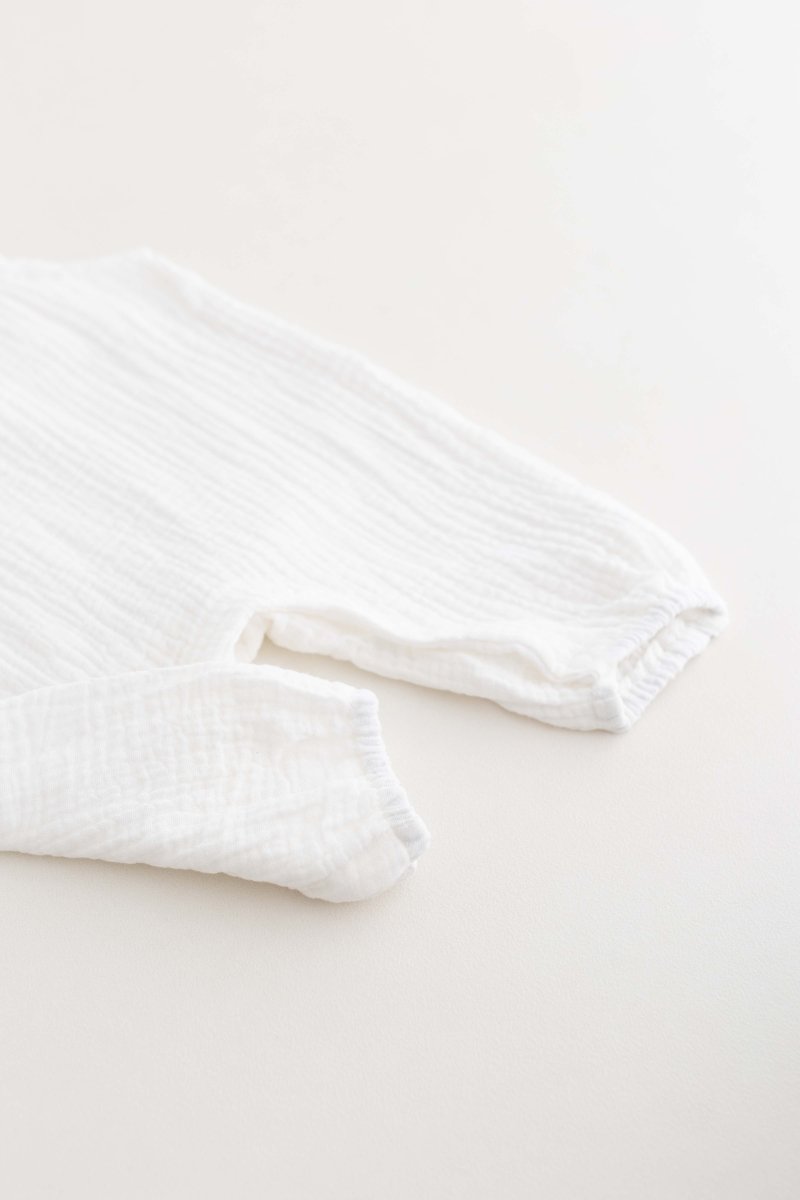 The Bear Set Hat & Romper White - Rompers