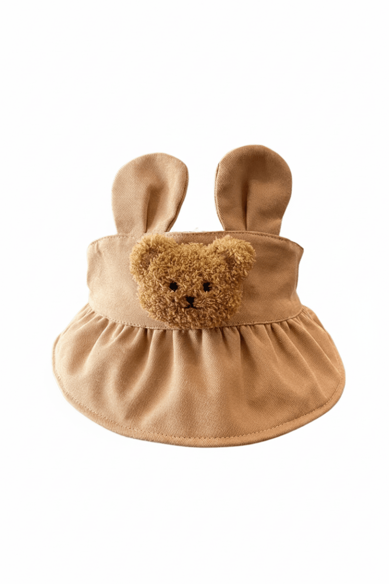 The Bear Visor Hat For Little Heads - khaki - Hats