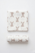 The Bunny Muslin Blanket Swaddle - Blankets