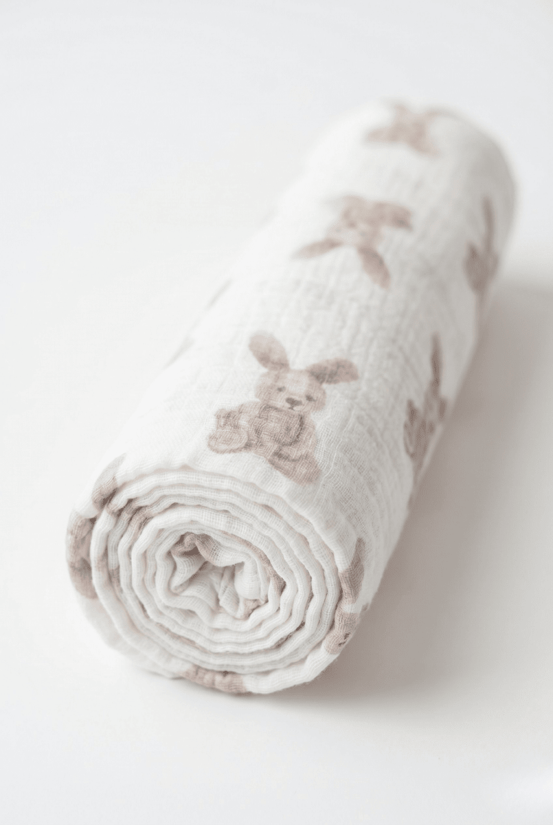 The Bunny Muslin Blanket Swaddle - Blankets