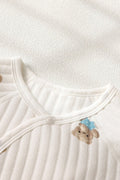 The Charming Bear Boucle Wrap Baby Grow Romper - 0-3 M - Rompers