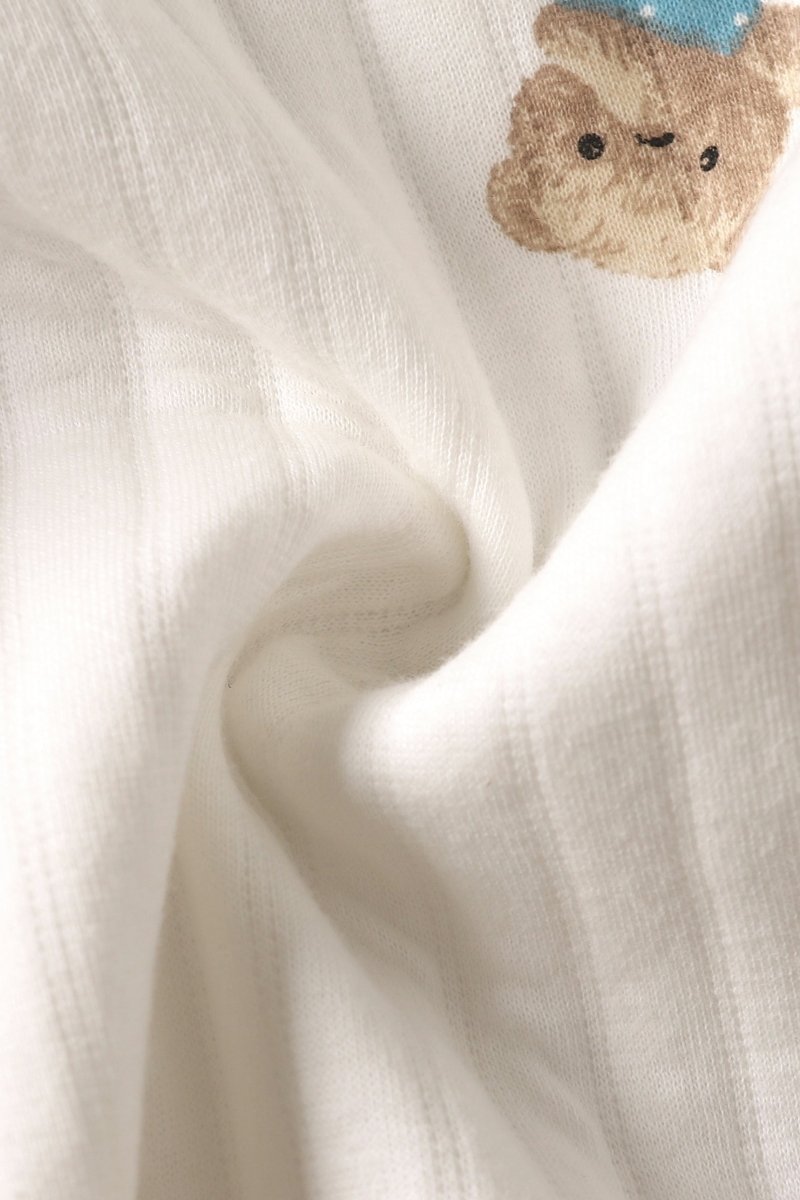 The Charming Bear Boucle Wrap Baby Grow Romper - Rompers