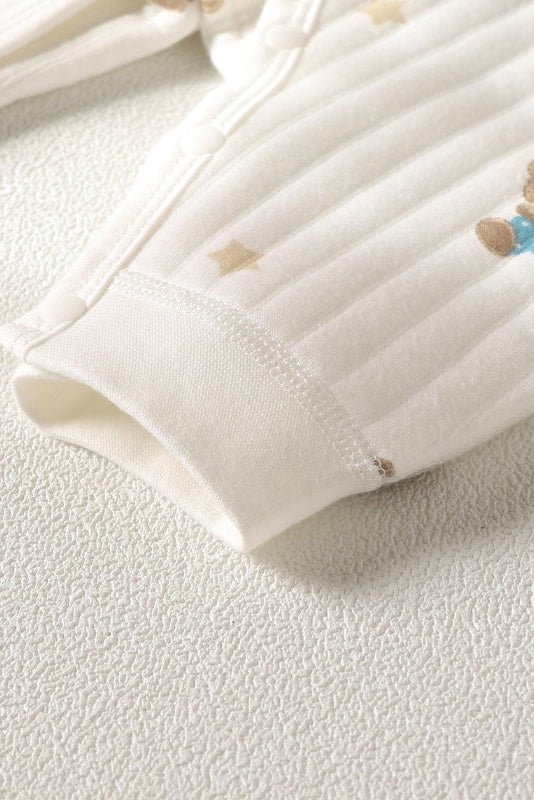The Charming Bear Boucle Wrap Baby Grow Romper - Rompers